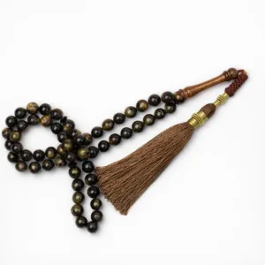 تمليكة مسباح يسر ذهبي نادر - Rare Golden Yousur Top-Piece Misbaha Code C1