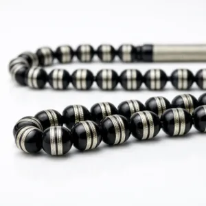 تفاصيل خامة مسباح كوك مع فضة - Kuka Silver Detail Misbaha Code K4