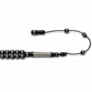 تمليكة مسباح كوك مع فضة - Kuka Silver Top-Piece Misbaha Code K4