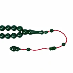 الكركوشة الخاصة بمسباح بكلايت خراطة تركية مع تفاصيل التشطيب اليدوي - Turkish Bakelite Tasbih Imame Detail | othmani.co