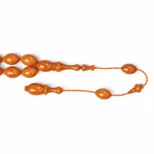 الكركوشة لمسباح فاتوران تغليف كرزي مع تفاصيل الخراطة التركية والتشطيب المتقن - Faturan Tasbih Imame Detail - othmani.co