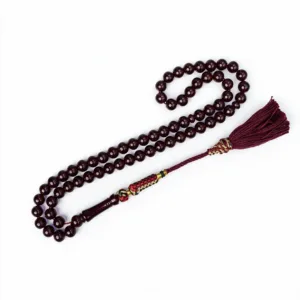مسباح بلون حربة انسكار بنفسجي بتصميم دائري وتفاصيل أنيقة، Full Tasbih product photography – othmani.co