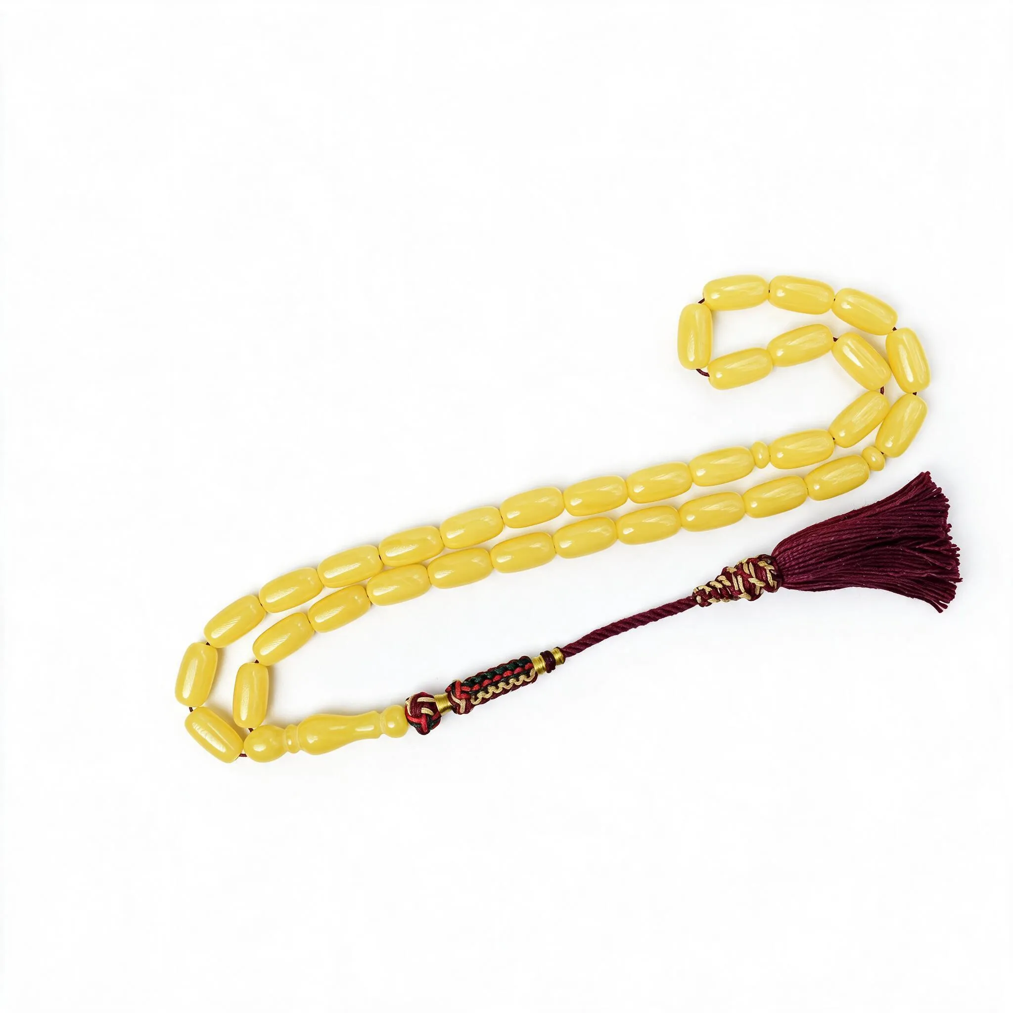 مسباح تراب كهرب تركي بلون أصفر عسلي من متجر عثماني - othmani.co - Turkish Electric Dust Tasbih