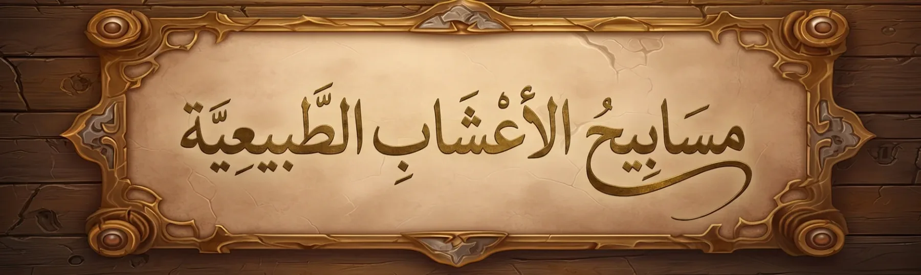 مسابيح الأعشاب الطبيعية